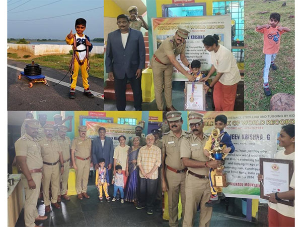  5-Year-Old Sanjeev Krishna Sets World Record – Strolls 5 Kilometers Tugging 50 Kilograms