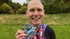  Marathon runner secures world record after completing global challenge