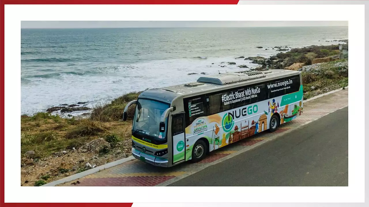  NueGo’s Kashmir-to-Kanyakumari Electric Bus Expedition Sets National & Asian Records