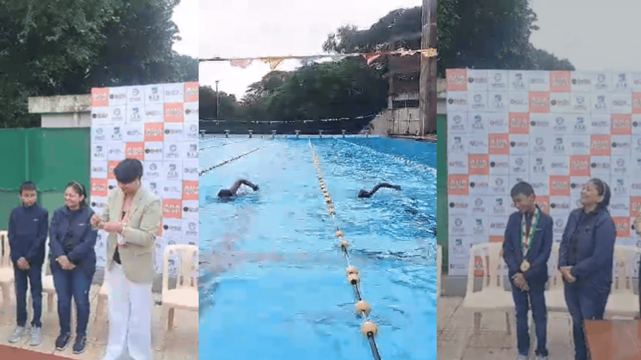  Karnataka Mother-Son Duo Sets 12-Hour Non-Stop Swimming Record, Enters Asia and India Book of Records