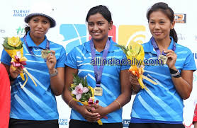  First Archery World Cup team gold- women