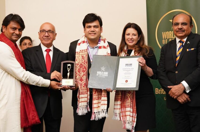  Deepkamal Honored by World Book of Records for Remarkable Achievements