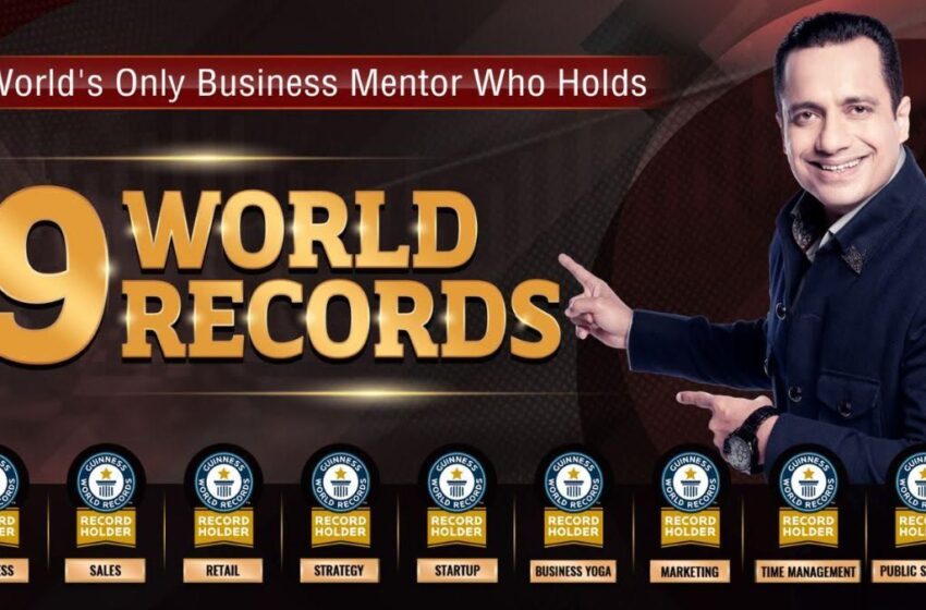 Dr. Vivek Bindra: The Indian Visionary Setting Nine Guinness World Records
