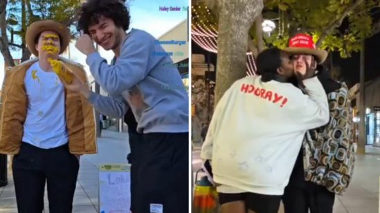  “YouTuber Sets World Record for Standing Still While Enduring Eggs, Paint, and Unexpected Kisses”
