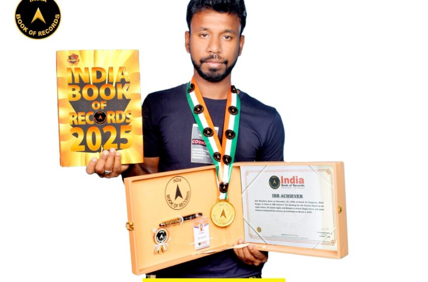 “Eagle-Eyed Defender: Abir Bhandary Honoured as IBR Achiever for Training Birds to Tackle Rogue Drones”