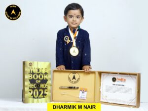 “Little Genius from Kerala: 2-Year-Old Dharmik M Nair Becomes IBR Achiever for Mastering Over 100 Facts Across Multiple Categories”