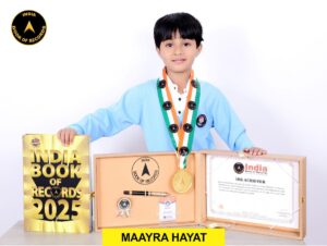 “Young Geographer: 4-Year-Old Maayra Hayat Sets Record by Recalling 28 Indian States’ Capitals and 123 Countries’ Capitals in Under 5 Minutes”