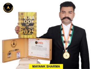 “Running for Justice: Mayank Sharma Covers 721 km in 20 Days to Honor Advocates, Earns IBR Achiever Title”