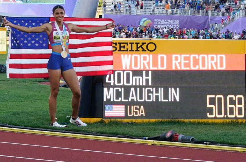  “Sydney McLaughlin Stuns the World with 400m Hurdles World Record at 2022 World Athletics Championships”