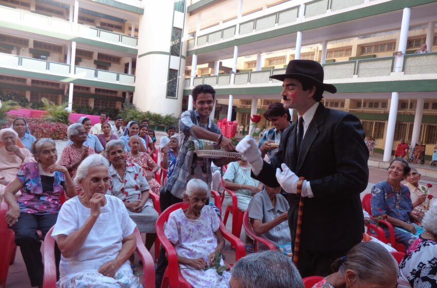  Bollywood’s Charlie Chaplin II Spreads Joy to Seniors on Charlie Chaplin’s 125th Birth Anniversary
