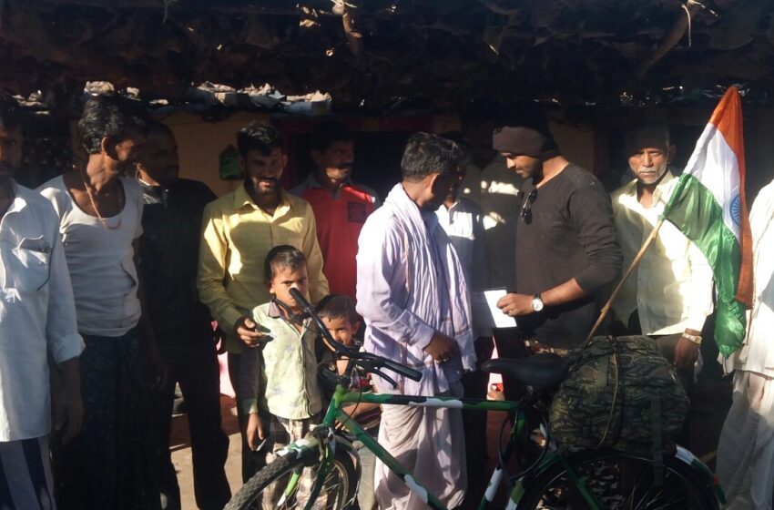  “Most Villages Visited by Bicycle to Raise Awareness”