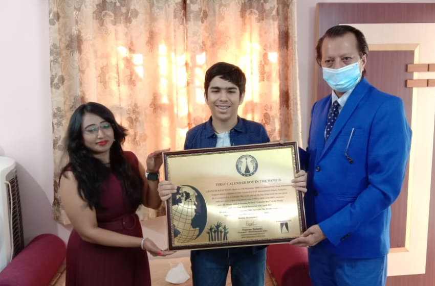  Dhanesh Khatwani Becomes World’s First “Calendar Boy” with 100% Accuracy in Day-Date Recall