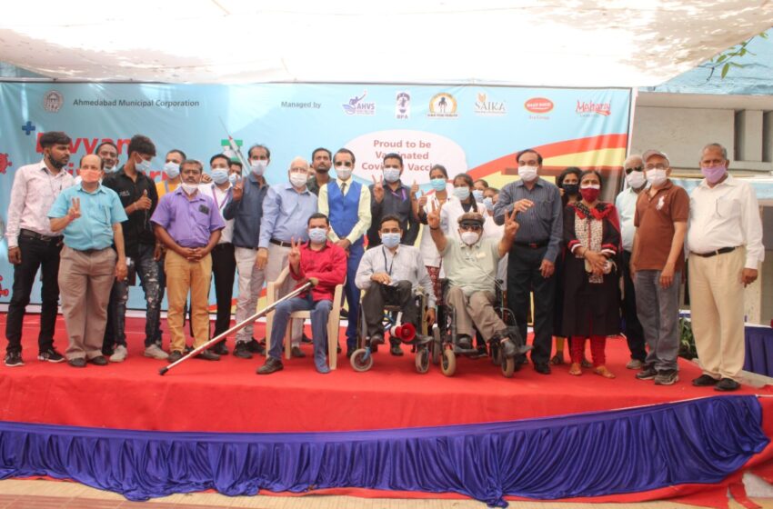  Largest Drive-Through COVID-19 Vaccination Camp for Specially Abled Sets New World Record