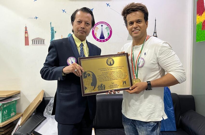  DR. Rushikesh Ved Sets Record With Six O.COM Degrees From Gujrat University