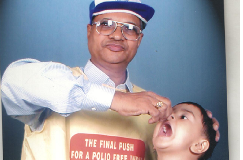  Dr. Yashwant Kothari Honored for Lifelong Dedication to Polio Eradication in India