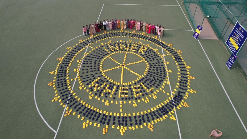  Inner Wheel District 301 Creates World Record with Largest Inner Wheel Logo to Promote Friendship and Child Rights