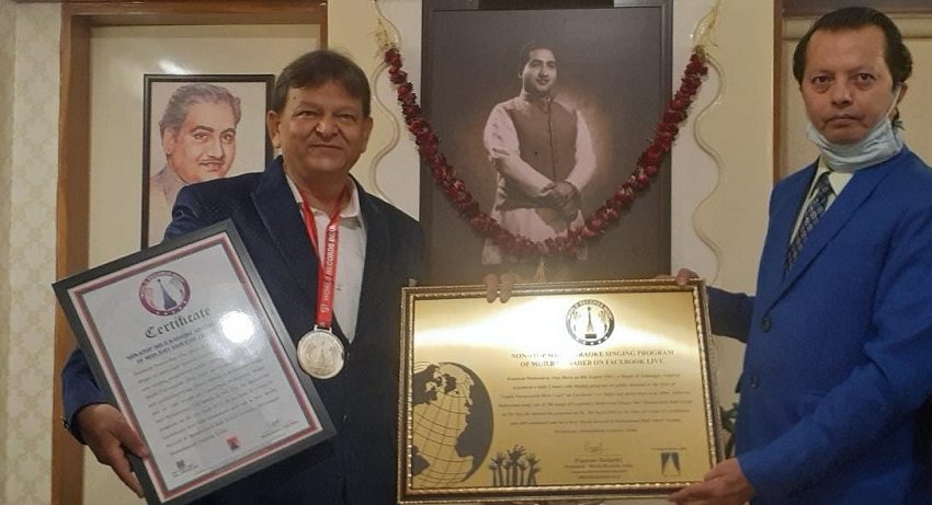  Record-Breaking Non-Stop Solo Karaoke of Mohd. Rafi Saheb Songs on Facebook Live