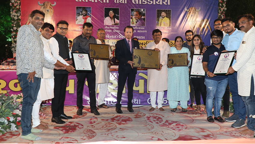  “Kanabhai Sets World Record: 75,000 Kgs of Sukhdi Distributed to 100+ Gaushalas in Saurashtra”