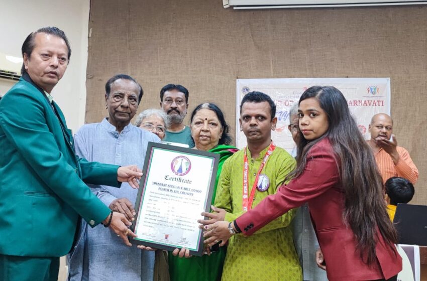  Parth Deveshbhai Birje Sets Unique World Record Performing Congo Music in 101+ Languages