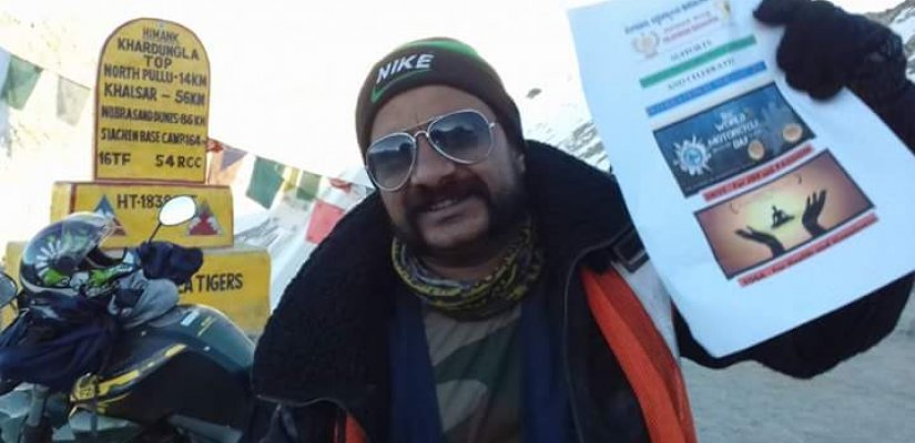  R Chiranthana Completes Solo Motorcycle Ride Covering Four Corners of India, Sets New Record