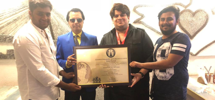  “I LOVE MUMBAI” — Rahul Kanal Sets World Record with 351 Typography Artworks Across Mumbai