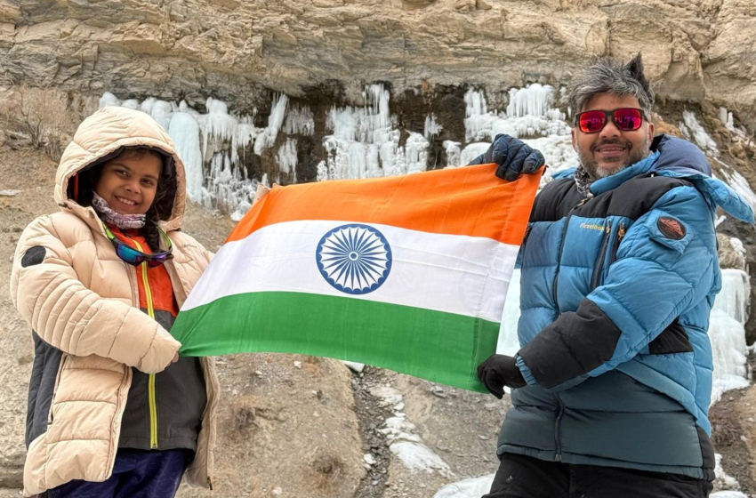  Mumbai Girl Sets Record as Youngest to Complete Chadar Frozen River Trek