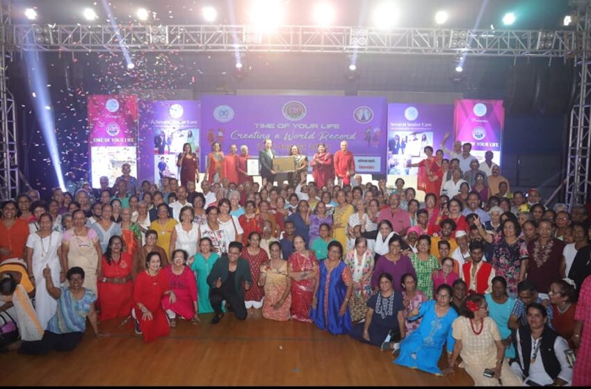  “Largest Gathering of Senior Citizens Sets World Record with Traditional Goan Dance Performance”