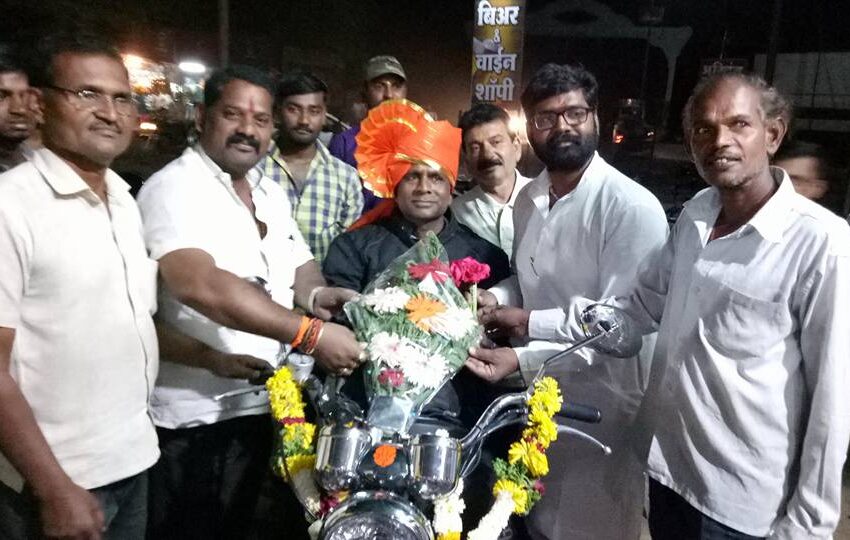  Sharad Kale Patil Sets Record on Indian Golden Quadrilateral with Aquila Hyosung Ride