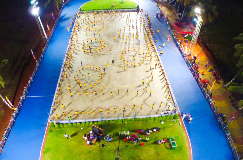  Mass Skating Dance Performance Sets World Record in Belgaum