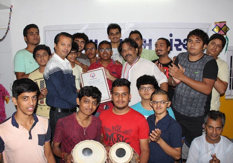  Tabla Talim Sansthan Ahmedabad Sets New World Record with 36-Hour Non-Stop Tabla Marathon