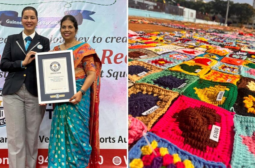  Mother India’s Crochet Queens Set World Record While Empowering Women Through Craft