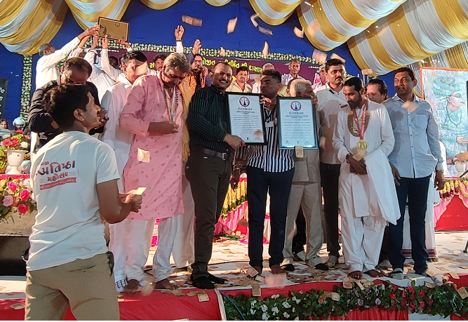  World Record Set During Saint Shree Dasaram Bapa Pran-Pratisttha Mahotsav 2022