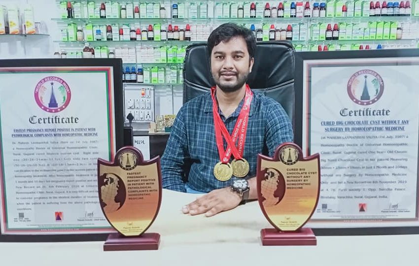  Homeopath Dr. Mahesh Valiya Achieves Rare Pregnancy Success Treating Ovarian Cysts