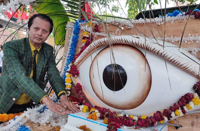  Heaviest Marble Eye Sculpture Installed at Bhagwati Shree Satiaai Mataji Temple