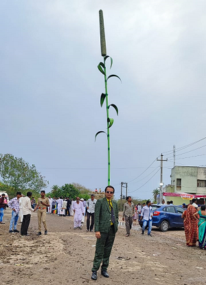  Samast Sagar Samaj Sets World Record with Heaviest Pearl Millet Sculpture to Celebrate International Year of Millets 2023