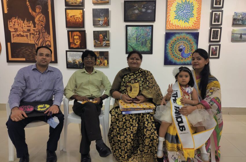  Youngest Abstract Artist Navdha Sharma Creates 500+ Paintings, Sets New World Record