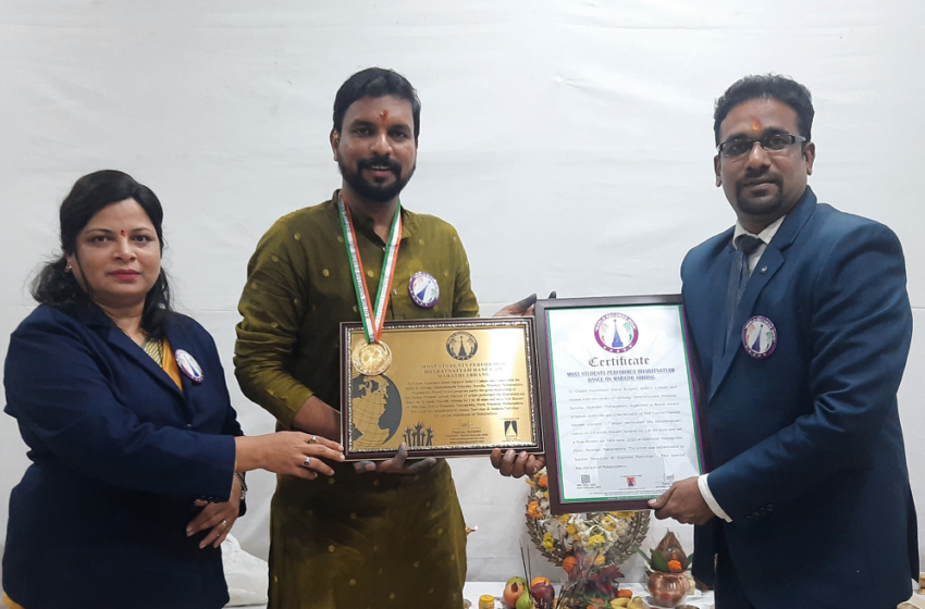  Shambhunath Nrityalay Sets New World Record with Bharatnatyam Performance on Marathi Abhangs