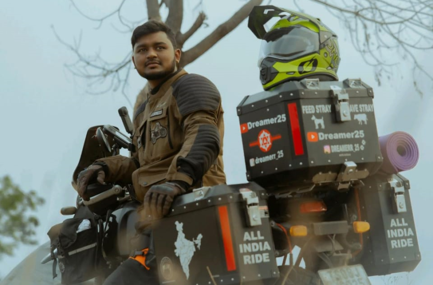  “Sidhartha Konda’s 40,708 km Ride Across India Champions Organ Donation and Animal Welfare”