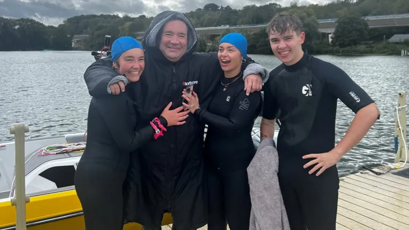  Man with MND Completes Record-Breaking 11km Open Water Swim