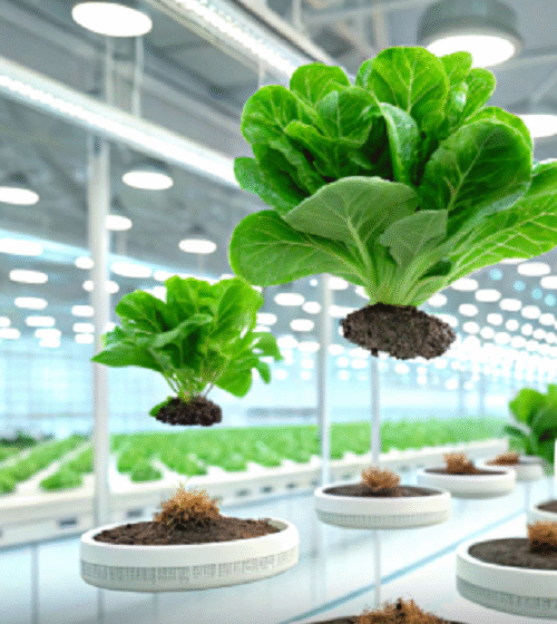  Dutch Scientists Pioneer Floating Agriculture: Growing Crops Mid-Air Using Magnets