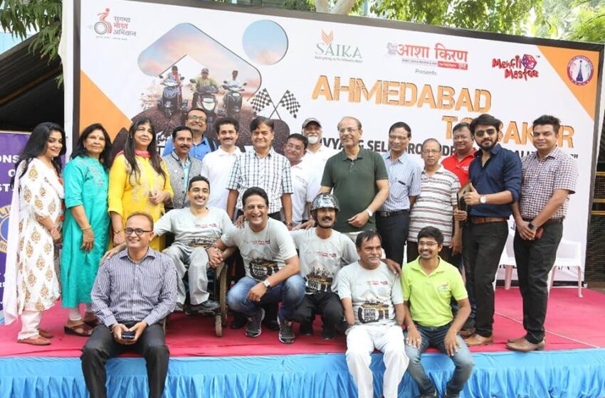  Largest Divyang Bike Rally Sets New Record with 78 Riders in Gujarat