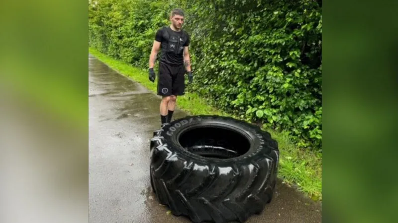  Tyre-Flipping World Record Attempt Halted by Injury, But Spirit Remains Unbroken