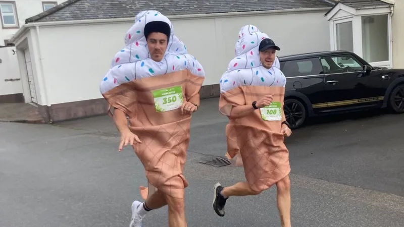  Jersey Duo Scoops World Record for Fastest Marathon as Ice Cream
