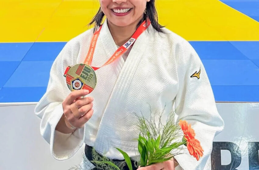  Linthoi Chanambam Wins India’s First Gold in Judo at European Stage