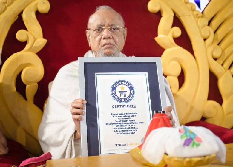  Indian Author Sets Record for Displaying Most Books of Different Titles by the Same Writer