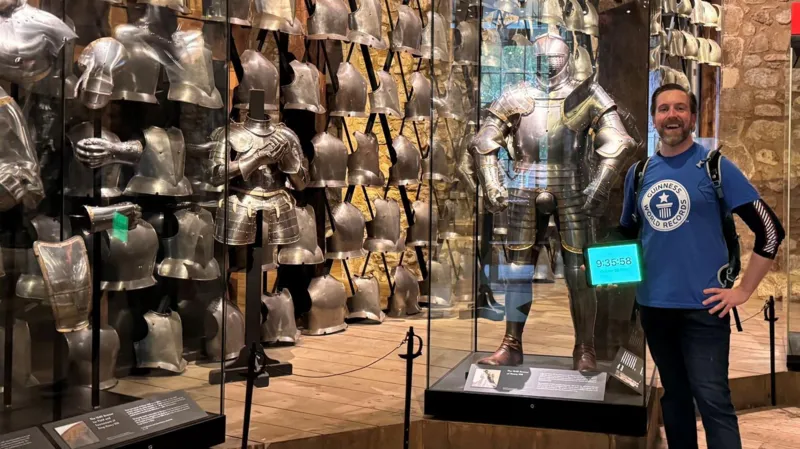  Man Sets Guinness World Record by Visiting 42 London Museums in 24 Hours on a Kick Scooter