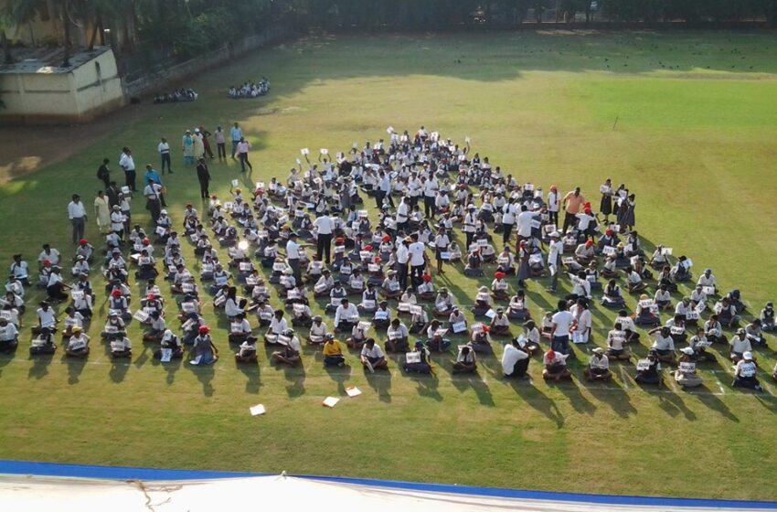  New World Record Set for Fastest Human Formation of Pascal’s Triangle in Mumbai