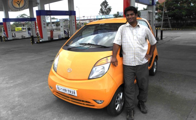  Mr. Pavitra Patro Sets Record for Solo Drive Across Indian Golden Quadrilateral in a Tata Nano