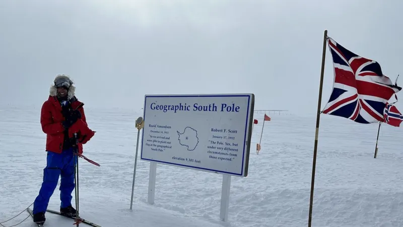  British Army Officer Preet Chandi Claims Third World Record with Fastest Solo Ski to South Pole