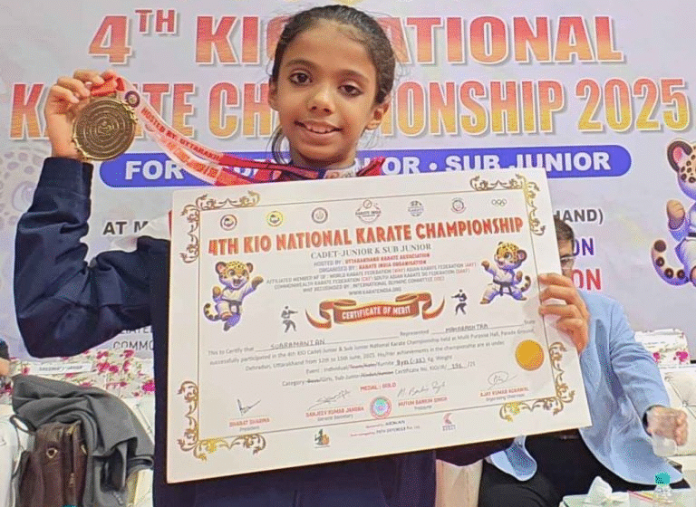  Pune’s Ira Subramanian Wins Gold in National Karate, Selected for South Asian Championship